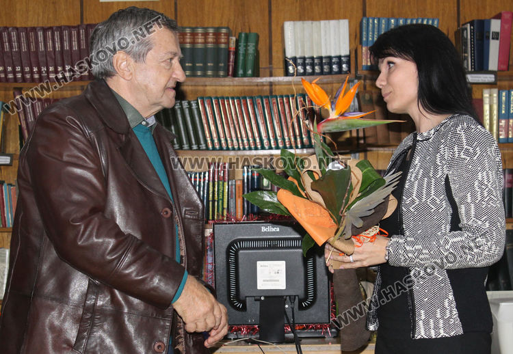 Проф. Боян Биолчев представи в Хасково най-новия си роман "Преселението"