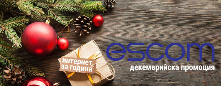 Декемврийска промоция на интернет от ESCOM
