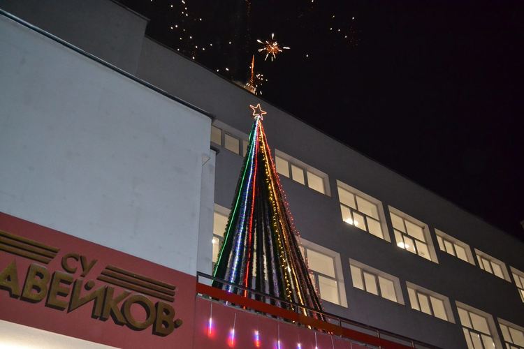 Елхата на „Славейков“ светна, заря озари небето