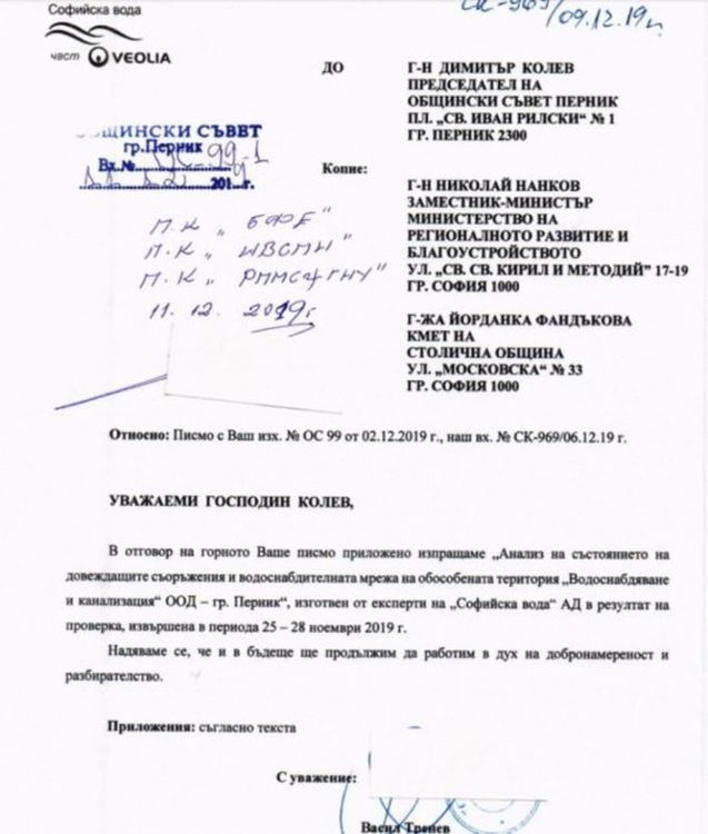 Доклад за кризата в Перник: 40 на сто от водата в язовира се отклонява за промишлени нужди