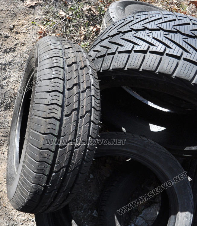 Стотици автомобилни гуми и кости са изхвърлени в бивше ракетно поделение