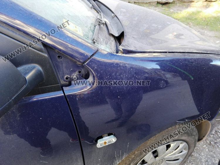 Хасковлия започна Новата година с разбита от пиратки кола 