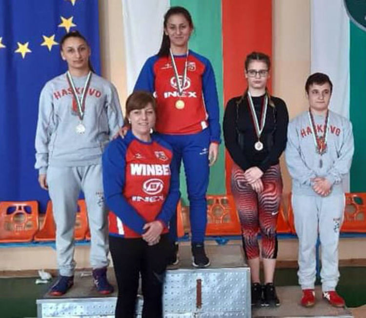 6 медала за хасковските борци от Държавното лично първенство