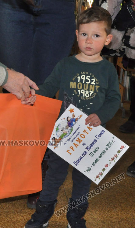 Ивайла Александрова и Азра Али са най-четящите деца в Хасково за 2019 г.