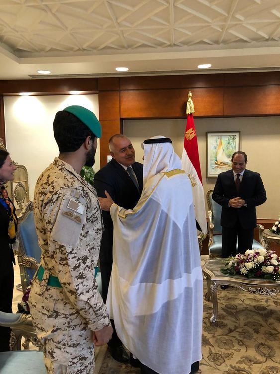 Борисов се срещна с престолонаследника на Абу Даби шейх Мохамед бин Зайед Ал-Нахаян в Египет