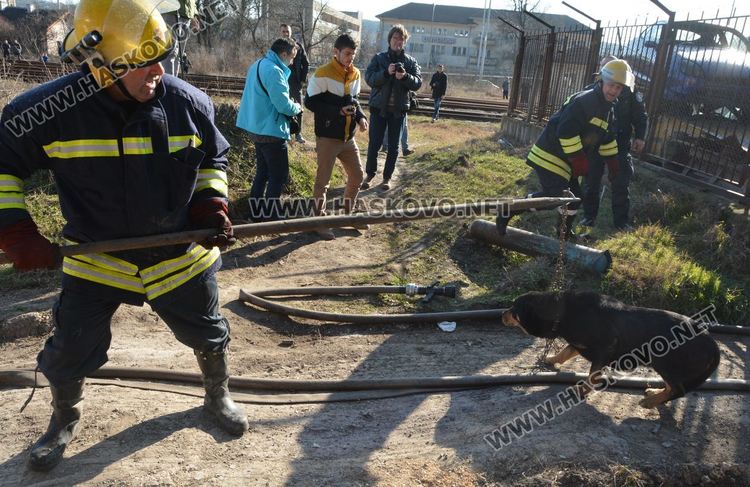 Огромен пожар в автоморга до жп гарата обгази Хасково