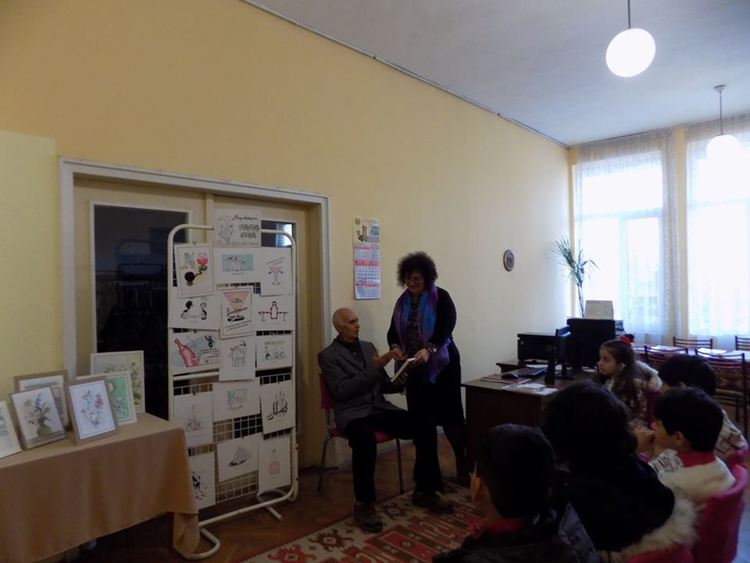 Иван Павлов представи свои карикатури за трезвеността на деца от ЦНСТ