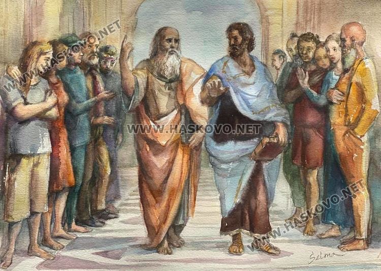 Картина от българската селекция за Международния фестивал на акварела, посветен на Рафаело