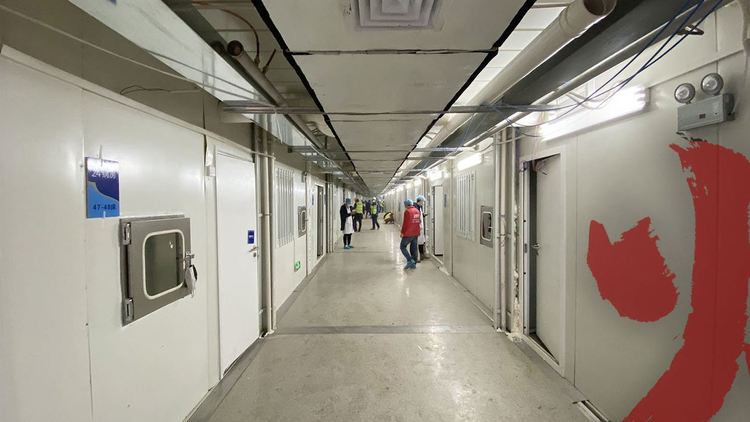 Построиха болницата за лечение на коронавируса за 10 дни (видео)