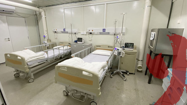 Построиха болницата за лечение на коронавируса за 10 дни (видео)