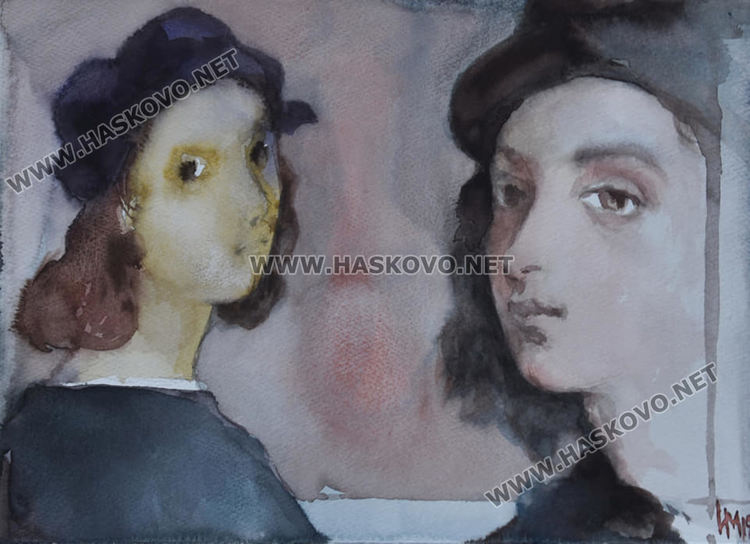 Картина от българската селекция за Международния фестивал на акварела, посветен на Рафаело