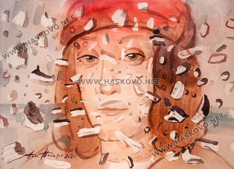 Картина от българската селекция за Международния фестивал на акварела, посветен на Рафаело