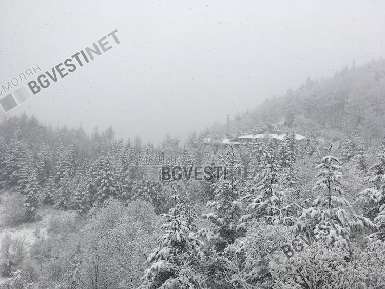 Жълт код за обилни снеговалежи в Смолянско на 5 февруари
