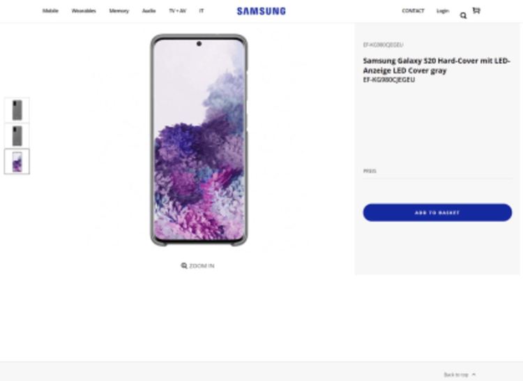 Samsung погрешка показа снимки на новия Galaxy S20