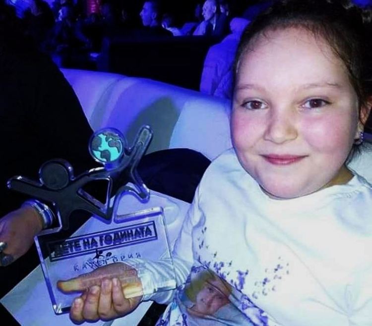 9-годишната Ана-Мария от Димитровград с отличие "Дете на годината"