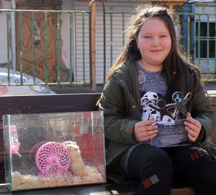 "Детето на годината" продаде хамстерите си в помощ на Михаела, но ще се грижи за тях докато Михаела оздравее