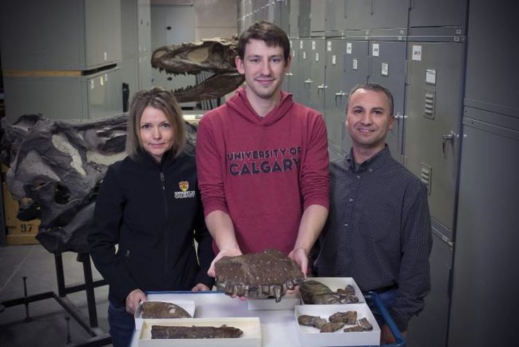 Изследователите в Royal Tyrrell Museum)