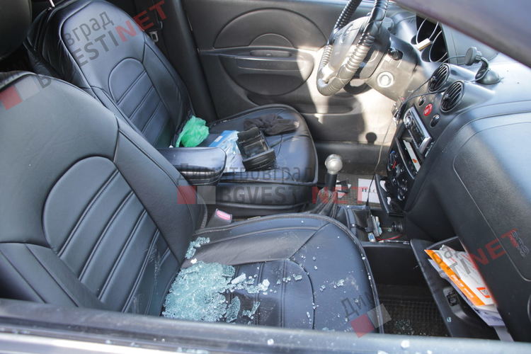 Разбитото такси на ул. Волгоград