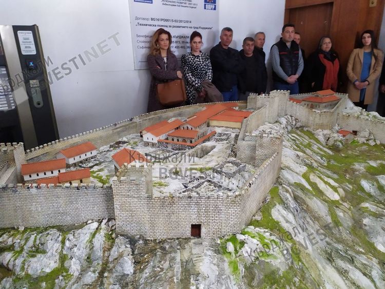 Макет показва възстановка на Перперикон,  ще ни представя в Брюксел