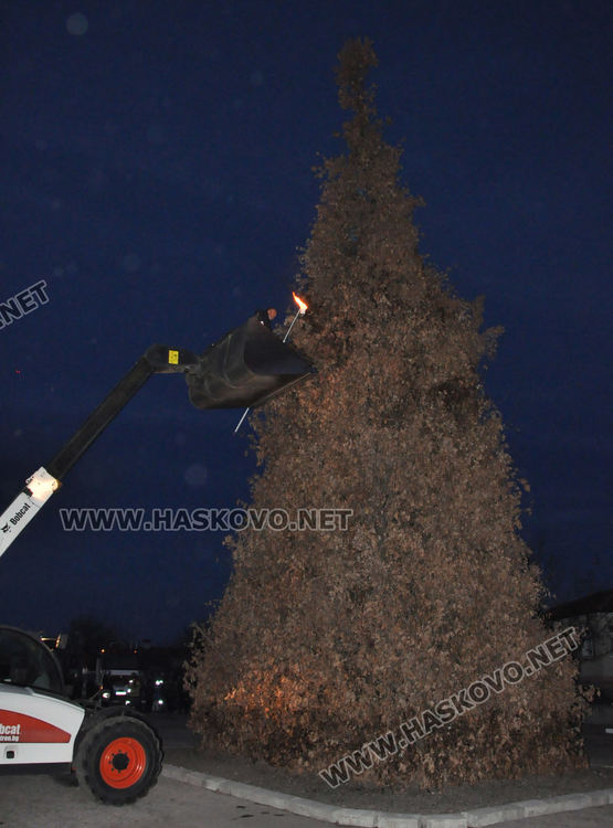 18-метрова клада в с. Добрич изгоря на Сирни Заговезни за здраве