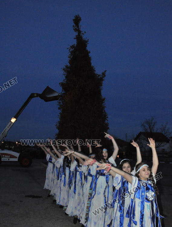 18-метрова клада в с. Добрич изгоря на Сирни Заговезни за здраве