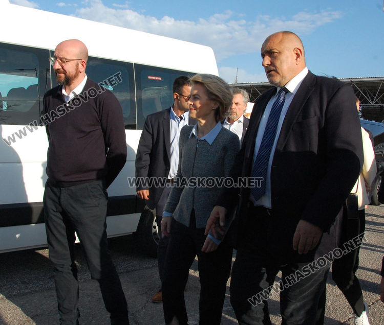 Бойко Борисов посрещна евролидери край Свиленград