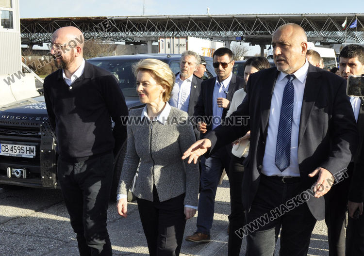 Бойко Борисов посрещна евролидери край Свиленград