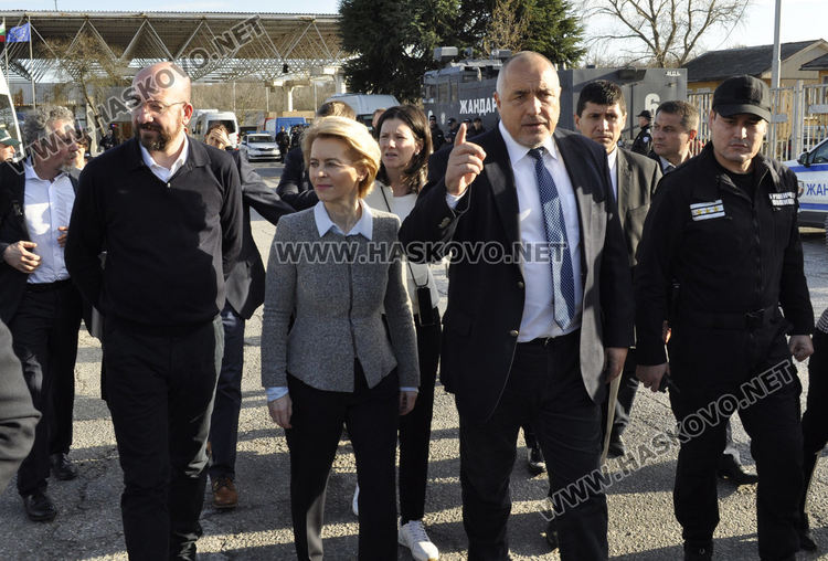 Бойко Борисов посрещна евролидери край Свиленград