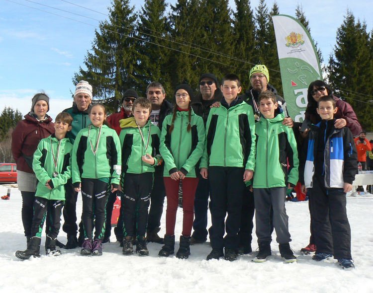 Състезателите на "Компас" с редица призови места от Държавното по ски ориентиране