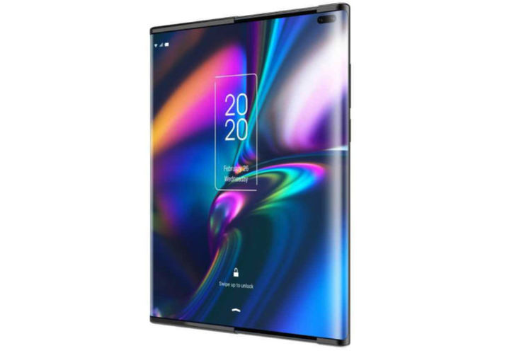 Това е първият телефон с разгъващ се екран