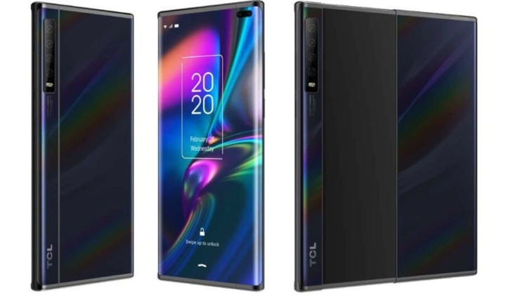 Това е първият телефон с разгъващ се екран