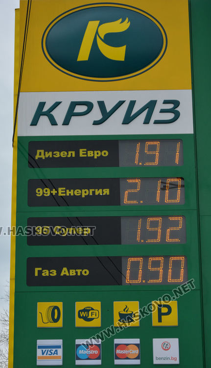 Спад в цените на горивата в Хасково