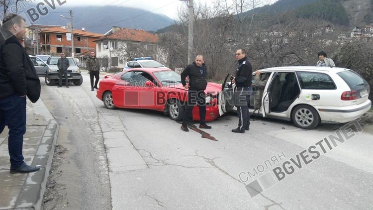 Катастрофа затвори входа към Девин.На място линейка и пожарна.