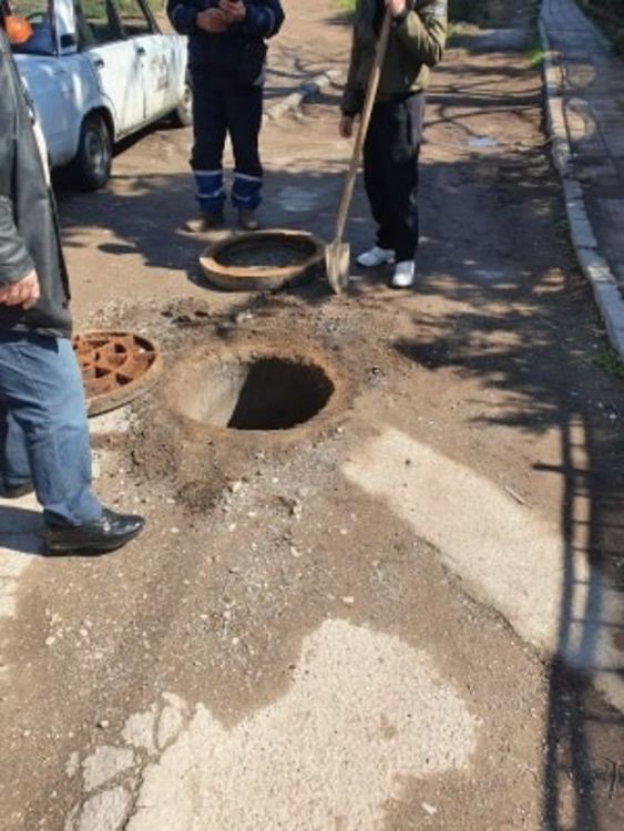 По време на ремонта, след приетия сигнал от общината