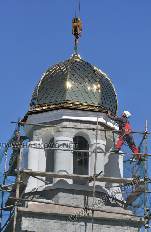 Църквата във Въгларово с нов купол и ремонт на камбанарията