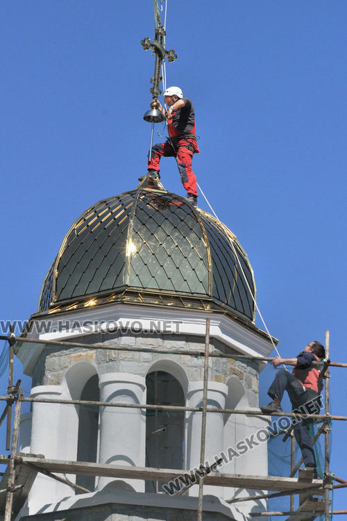 Църквата във Въгларово с нов купол и ремонт на камбанарията