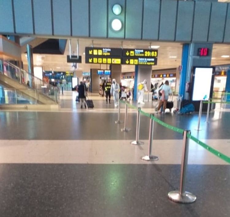 Летището във Валенсия, на нашето не са разрешили снимки