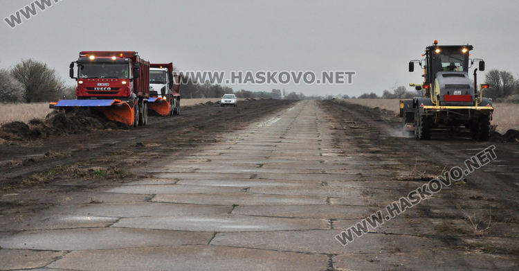 АПИ влезе на летище Узунджово, започна подготовката му за ТИР паркинг