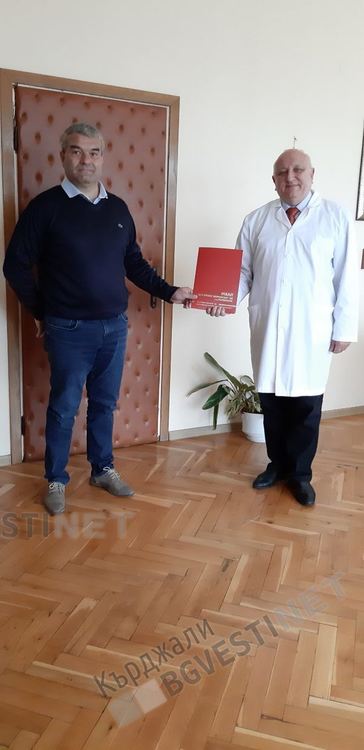 Кърджалиец с бизнес във Франция дари 10 000 лв.на болницата в областния център