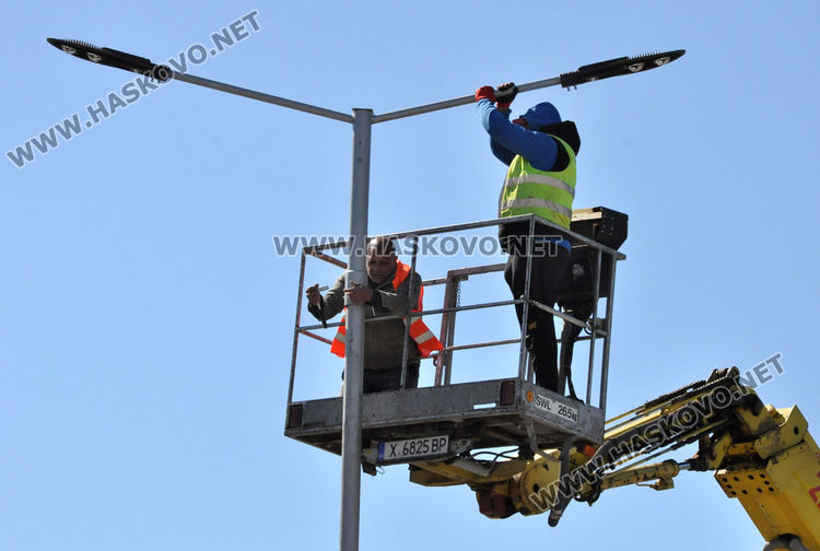 LED лампи ще осветяват пътя след Хасково към Димитровград