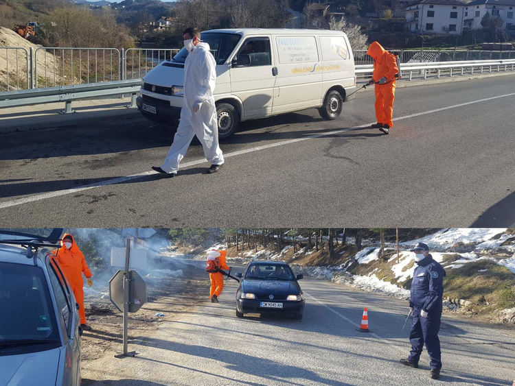 Община Неделино предприема допълнителни мерки, дезинфекцира всички влизащи автомобили