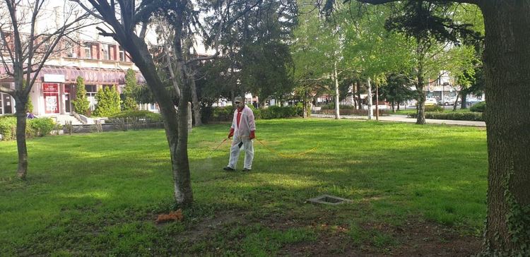 Пръскането срещу кърлежи продължава в центъра и "Орфей"