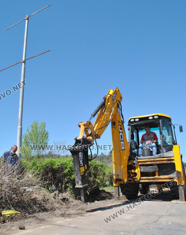 "Екопрогрес" изгражда осветление в Хасково по пътя към Димитровград