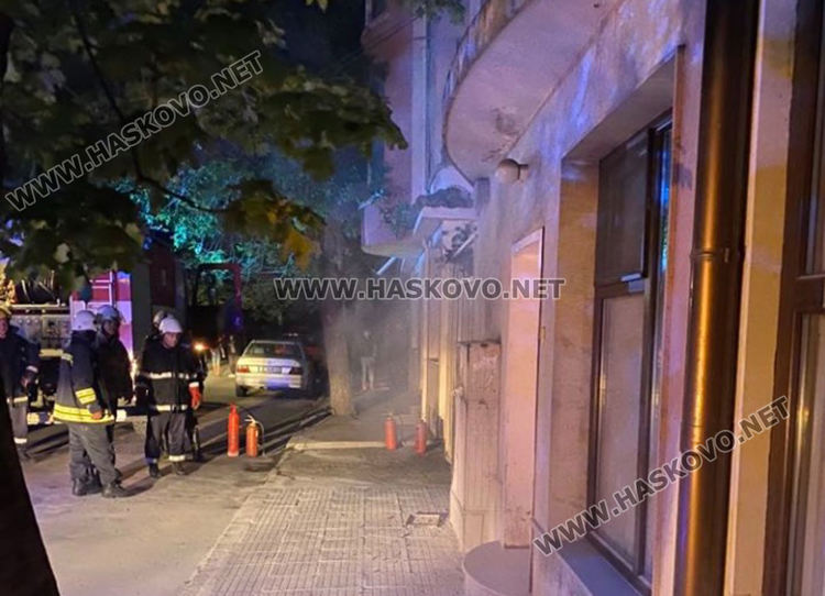 Пламна електрическо табло в Хасково