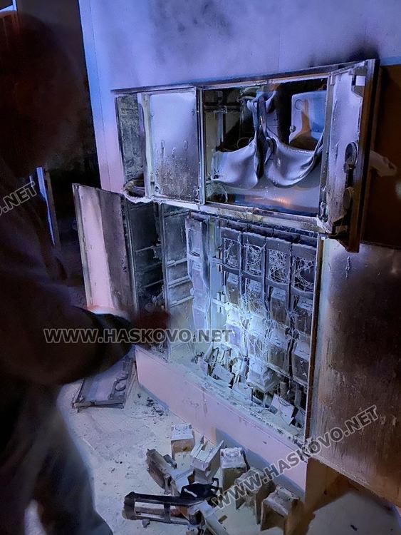 Пламна електрическо табло в Хасково