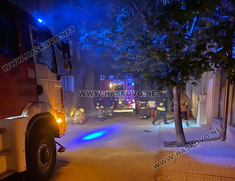 Пламна електрическо табло в Хасково