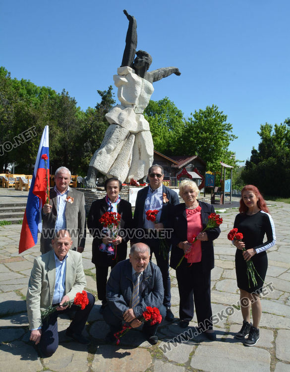 Русофилите от Хасково отбелязаха Денят на победата и Денят на Европа