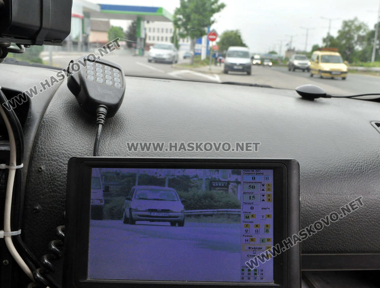 Завардиха Хасково с полицейски камери за контрол на скоростта