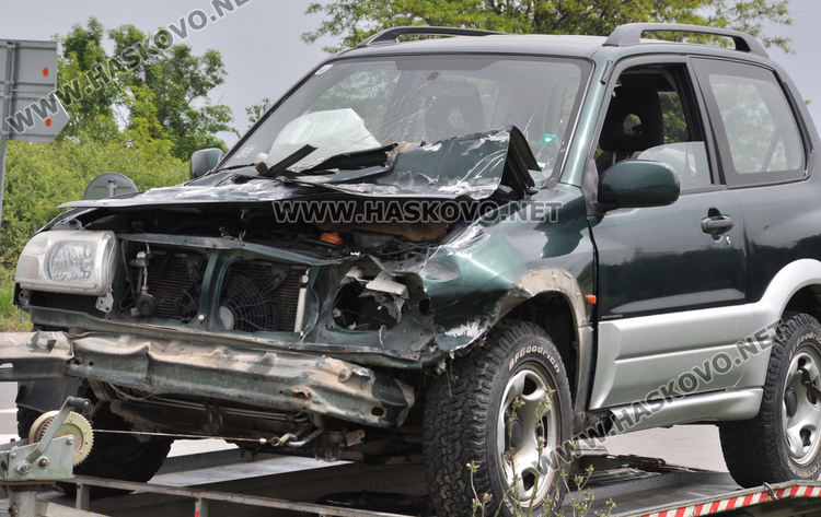 Джип и камион катастрофираха до Бирената край полицейска камера