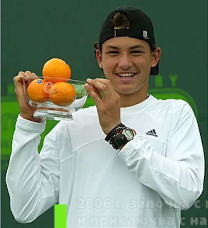 За ЧРД на Гришо: Клип показва първите му стъпки на корта до световния тенис